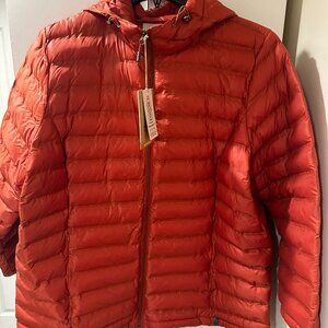 ZeroXposur Women's Brianna Orange Packable Jacket  Size 1X